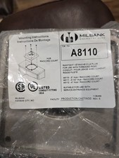 Milbank A8110 Aluminum 3" Meter Socket Hub USA