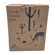 Eco Kids Bowls Elk And Friends Rubber Suction Bowls For Toddlers Stainless
