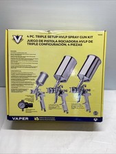 Titan 19220 4 Piece Hvlp Triple Setup Spray Primer Topcoat Detail Gun Kit Titan 19220 4 Piece Hvlp Triple Setup Spray Primer Topcoat Detail Gun Kit