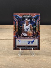 2022 Panini Prizm Draft Picks #CP-ABJ Armando Bacot College Penmanship Red #/88