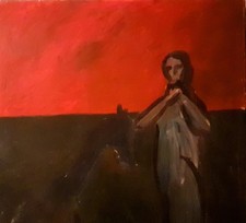 Edvard Munch -Original -Gemälde? Nicht zertifiziert! Papierkopie des Gemälde!