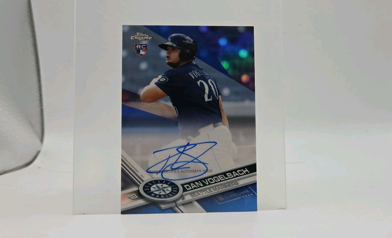 2017 Topps Chrome  Rookie Autographs Daniel Vogelbach #RA-DV Blue Refractor /150