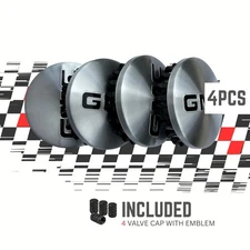 (Set of 4) for GMC 3.25 inches=83mm Wheel Hub Center Cap