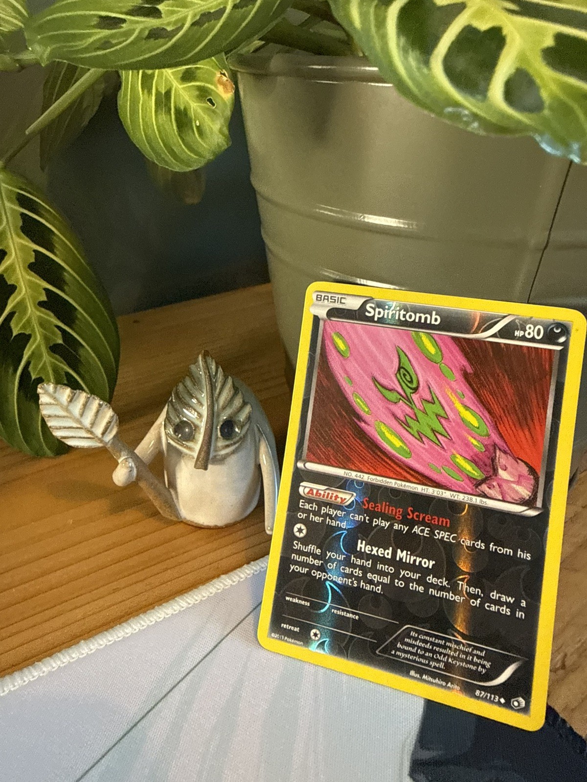 Pokemon Spiritomb 87/113 - Reverse Holo - BW Legendary Treasures - LP ✨