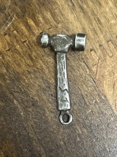 Sterling Silver Ball Peen Hammer Charm Pendant 2.05 Grams