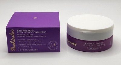 BushBalm Radiant Reset EXFOLIATING TONER PADS 30 Pads Bush Balm