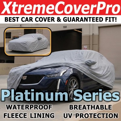 2020 2021 2022 2023 2024 CADILLAC CT5 WATERPROOF CAR COVER W/MIRRORPOCKET GREY