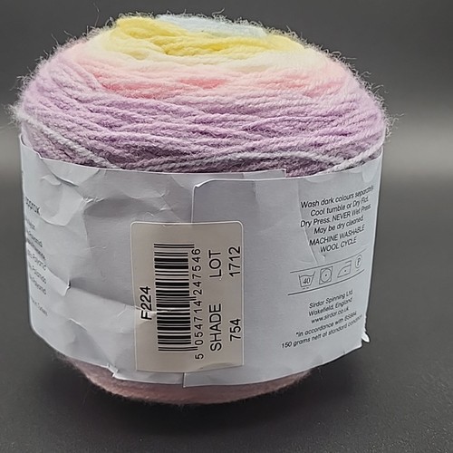 150g Sirdar Snuggly PATTERCAKE dk Gradient Knitting Yarn #754 Lot 1712 F224 - Picture 3 of 7