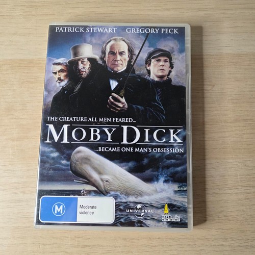 Moby Dick DVD 1998 Region All PAL Patrick Stewart