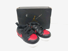 NIKE AIR JORDAN 1 LOW ALT TD Black VARSITY RED DR9747 067 TODDLER 4C