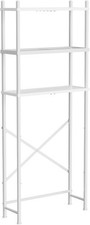 Over The Toilet Storage 3-Tier Over Toilet Bathroom Organizer Freestanding Shelf