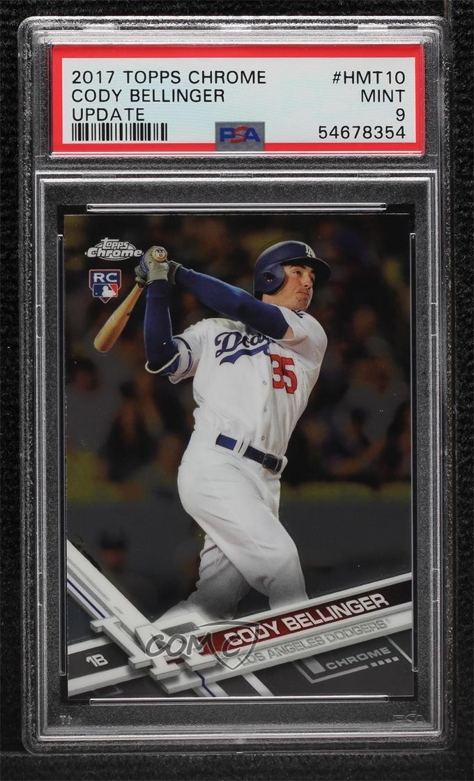 2017 Topps Chrome Update Target Exclusive Cody Bellinger #HMT10 PSA 9 MINT 8uc