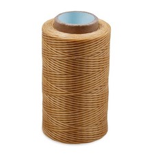 284 Yards Waxed Thread, 210D Heavy Duty Flat Wax Thread for Leather Sewing, B...