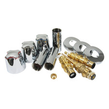 3-Handle Shower Valve Repair Kit with Ceramic Stems for Pfister Tub/Shower Fauce