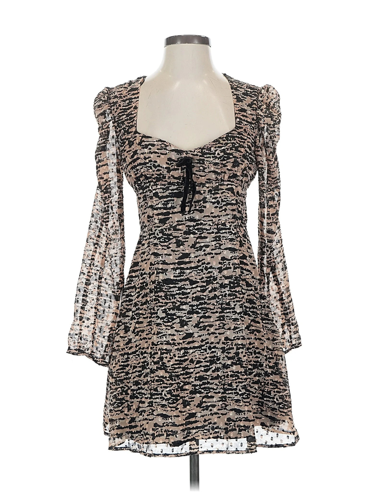 Zara Women Brown Cocktail Dress S