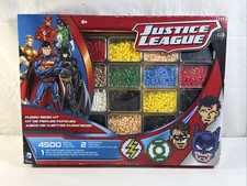 Justice League 80-54176 PERLER FUSED BEAD KIT 4500PC DELUXE JUSTICE LEAGUE New