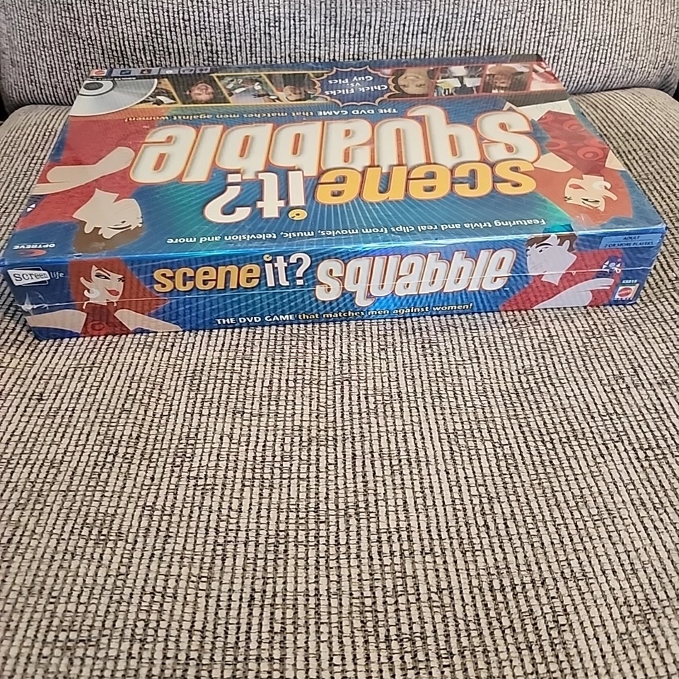 Scene It? Squabble The DVD Game Chick Flick vs. Guy Pics NEW Sealed - Image 4 of 4