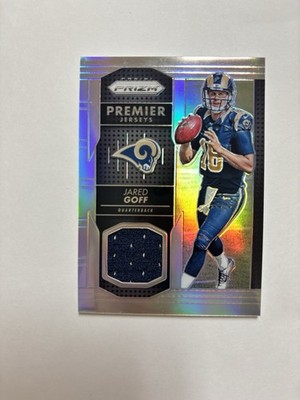 2016 Panini Prizm Football Jared Goff RC! Premier Jerseys Prizm No. PPJ-JG