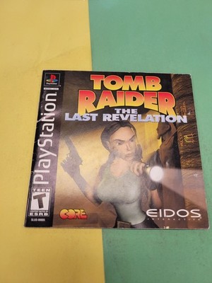 Sony Playstation 1 PS1 Tomb Raider The Last Revelation Instruction