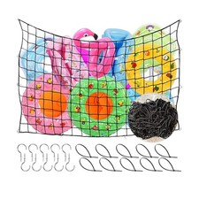 Floating Pool Toy Storage Mesh Bag 71x41 Inch for Outdoor Swimming Pools