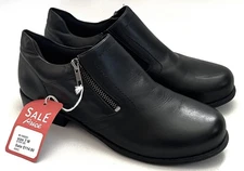 WALKING CRADLES Layton Black Leather Comfort Shoes W-156201 Womens 7 NEW W/O BOX