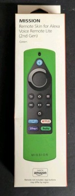 Made for Amazon Remote Cover Case for Alexa Remote Lite (2nd Gen) Green