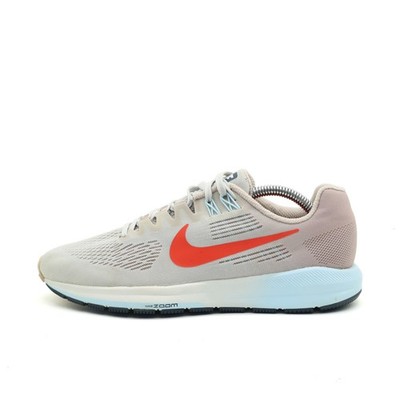 Nike Damen Zoom Structure 21 Sportschuh beige rot Mesh Niedrig Laufschuh EU 38,5