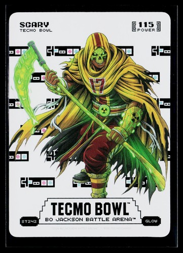 Bo Jackson Battle Arena Tecmo Bowl #115 Scary Terry McLaurin Sore Thumbs Glow