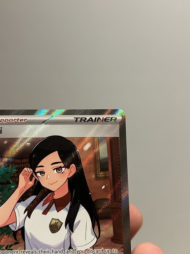 Eri Full Art Trainer 136/131 Prismatic Evolutions Pokémon TCG English - Picture 7 of 10