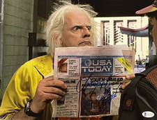 Christopher Lloyd Signed 11x14 Photo Back to the Future Autograph Proof Beckett