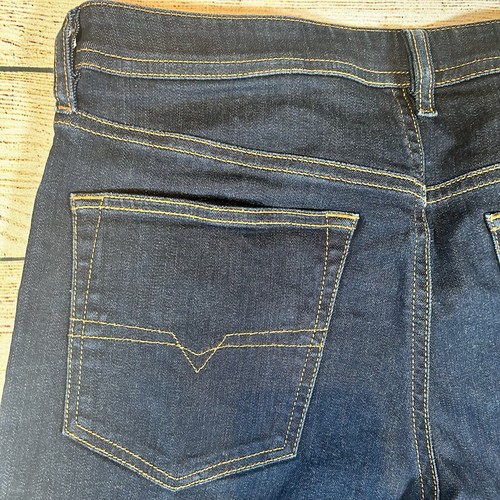 Diesel Jeans Men's W32 L32 (30) Blue Denim Buster Regular Tapered R0841_Stretch - Picture 16 of 21
