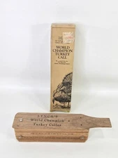 Lynch's World Champion Turkey 3 Hole Caller 1958 Model 102 Box Call Liberty Miss