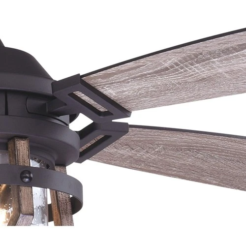 Barnes 2-Light Ceiling Fan in Farmhouse Style 18.75 Inches Tall and 54 Inches - Picture 5 of 10
