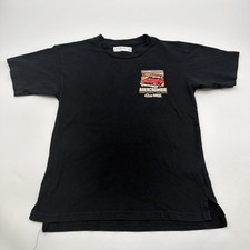 Abercrombie Kids Relaxed Fit Youth Boys Size 11/12Y Black Graphic Print . 42575