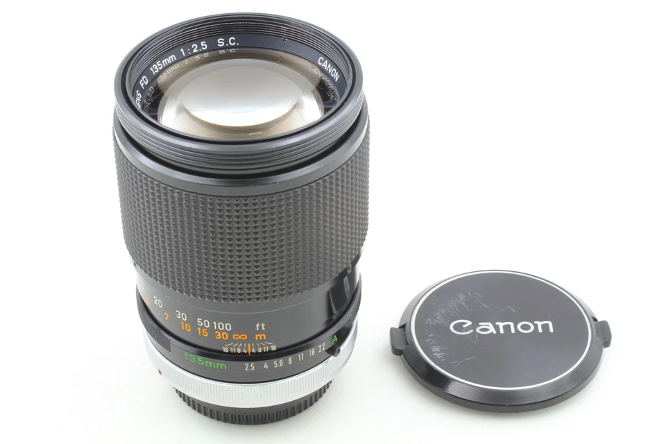 Протестирован [почти как новый] Canon FD 135 мм f2.5 SC MF телеобъектив для SLR из Японии - Изображение 2 из 4