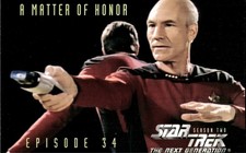 Star Trek TNG #157 Picard a Matter of Honor - Trading Card (1995, Sky Box)