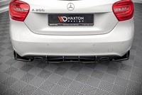 Heckansatz Diffusor Passend FüR Mercedes A W176 Schwarz Matt