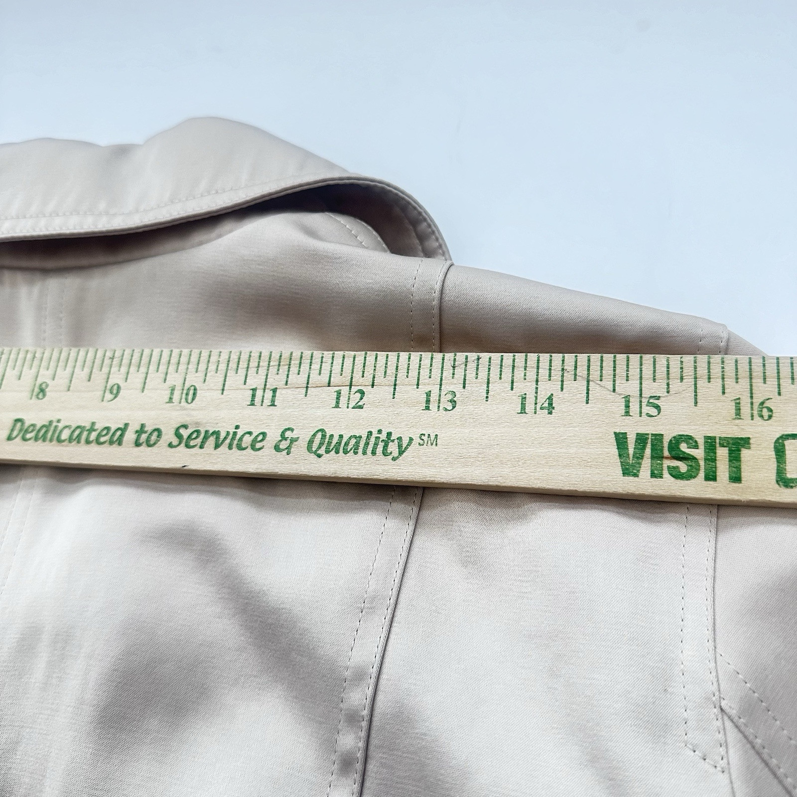 Chicos Cropped Jacket Button Front Lightweight Ra… - image 7