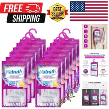 12-PACK Moisture Absorber Bags With Lavender,Desiccant Hanging Bag Use for Ki...