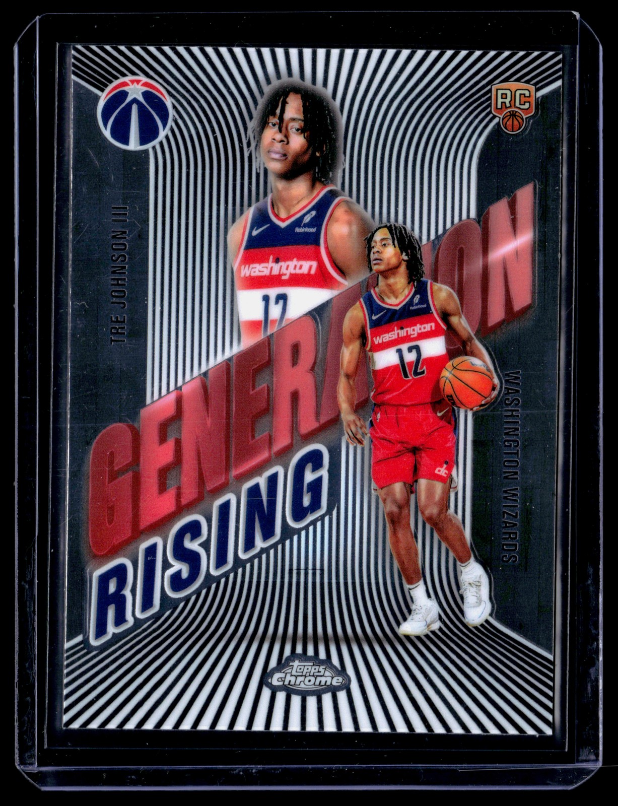 2025-26 Topps Chrome #GR-6 Tre Johnson III Generation Rising
