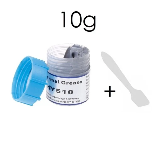 Pâte Graisse Thermique HY510 Pot 10g + Spatule / 1.93 W/m-K / 0.225°C-in2/W