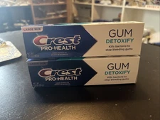 Crest Pro Health Gum Detoxify Deep Clean Toothpaste 4.8 Oz Pack Of 2 EXP 03/28