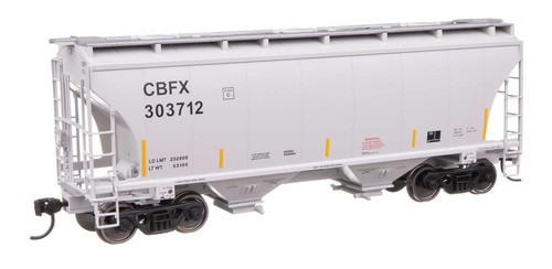 Tolva cubierta de 2 bahías Walthers Mainline HO 910-49305 CBFX 39' Trinity 3281 | Condition: New