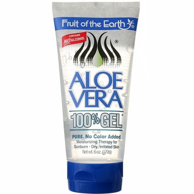 3 Pack Fruit Of The Earth Aloe Vera Gel, Unscented, 6 oz