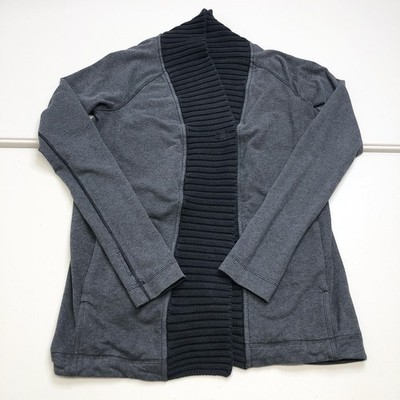 Lululemon Women s Size 6 Or 8 Gray Long Sleeve Bliss Break Cardigan Jacket