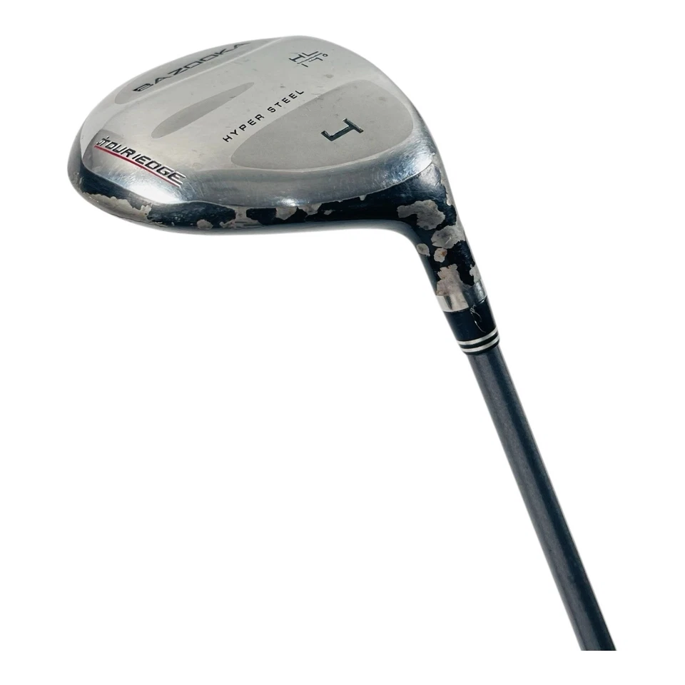 Tour Edge Bazooka Hyper Steel 4 Fairway Wood 17° lançamento quente grafite rígido 43" R - Imagem 4 de 4