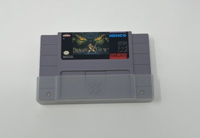 Dragon View (Drakkhen 2) - Super Nintendo SNES - Excellent Condition - Authentic