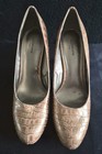 Liz Claiborne Flex Gold Lizard Design Pumps Size 11 M — photo 3