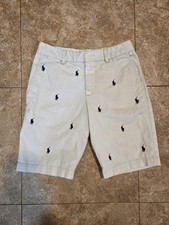 Polo Ralph Lauren Boys All-Over Pony Chino Shorts