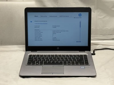 HP EliteBook 840 G4 Intel core i5-7200U @2.50GHz 12GB Laptop Computer No hdd - image 1 of 2